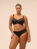 Full cup support bra - Black