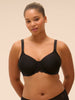Rigid moulded bra - Black
