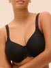 Rigid moulded bra - Black