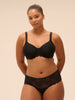 Rigid moulded bra - Black