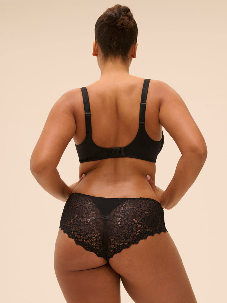 Rigid moulded bra - Black