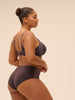 Moulded rigid underwired bra - Graphite Grey