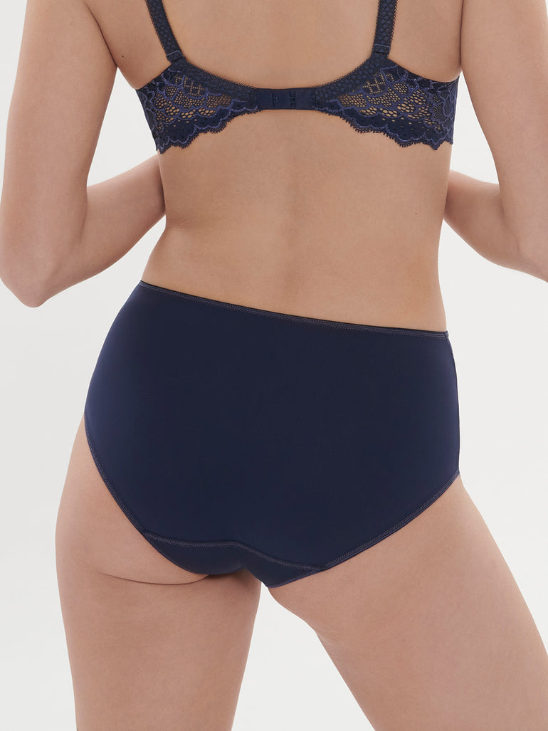 High-waist brief - Ink Blue