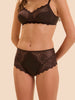 High-waist brief - Cocoa