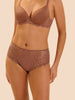 High-waist brief - Coco brown