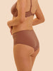 High-waist brief - Coco brown