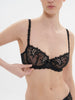 Half cup bra - Black