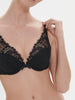 Triangle push-up bra - Black