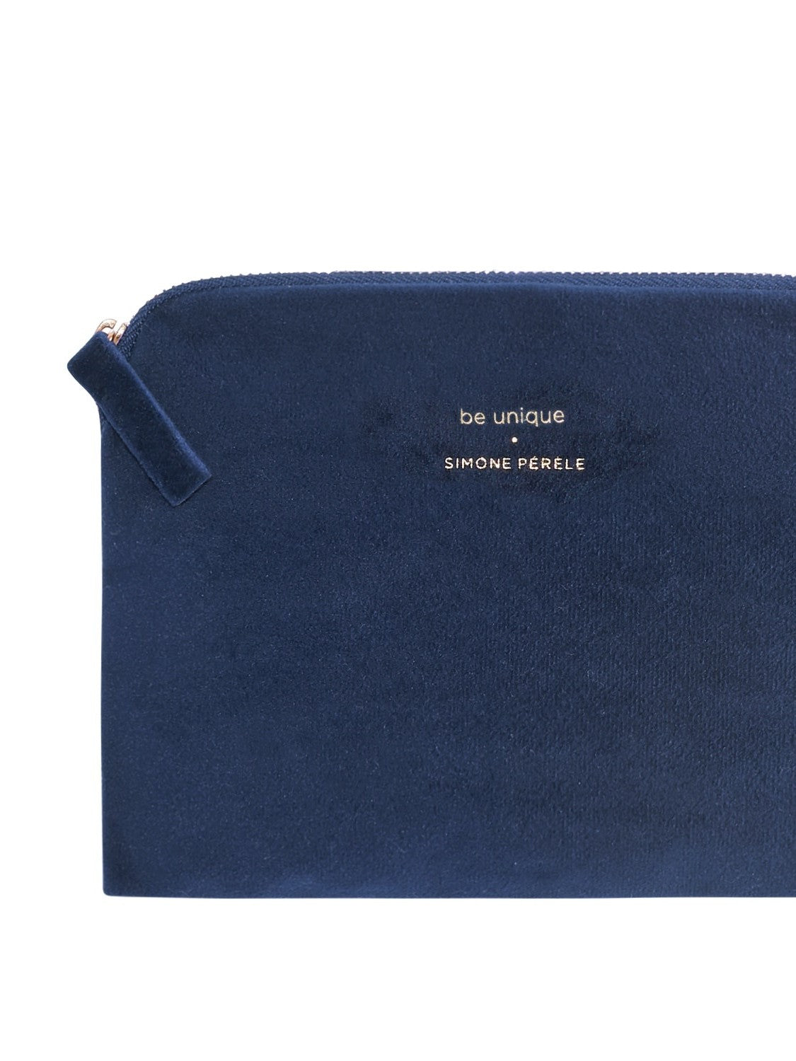 Velvet pouch - Navy
