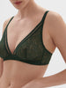 Structured wireless bra - Icon Green