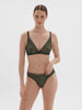 Structured wireless bra - Icon Green