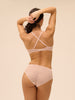 Structured wireless bra - Pinky Sand