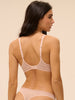 3D plunge bra - Sand light pink
