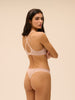 3D plunge bra - Sand light pink