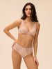 High-waist brief - Pinky sand