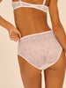 High-waist brief - White