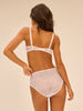 High-waist brief - White