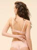 Soft cup triangle bra - Petal Powder