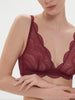 Soft cup triangle bra - Spinel Red