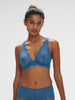 Soft cup triangle bra - Myosotis Blue