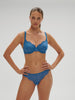 Moulded underwired bra - Myosotis Blue