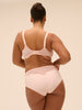 Full cup support bra - Petal Powder