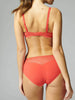 Sheer Demi - Folly Red