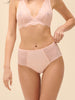 High-waist brief - Petal Powder