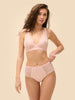 High-waist brief - Petal Powder