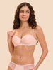 Non padded strapless bra, spacer 3D - Blush