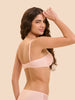 Non padded strapless bra, spacer 3D - Blush