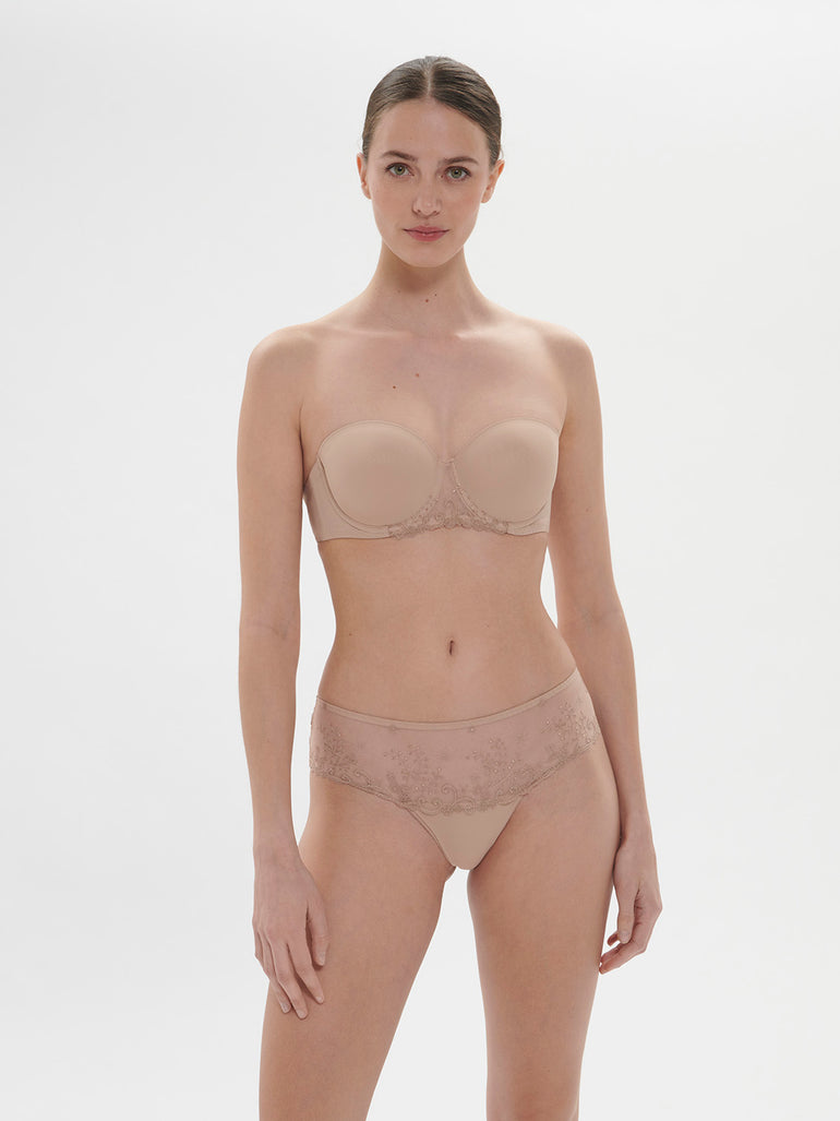 Strapless bra - Nude