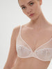 Full cup plunge bra - Blush