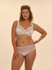 Full cup support bra - White