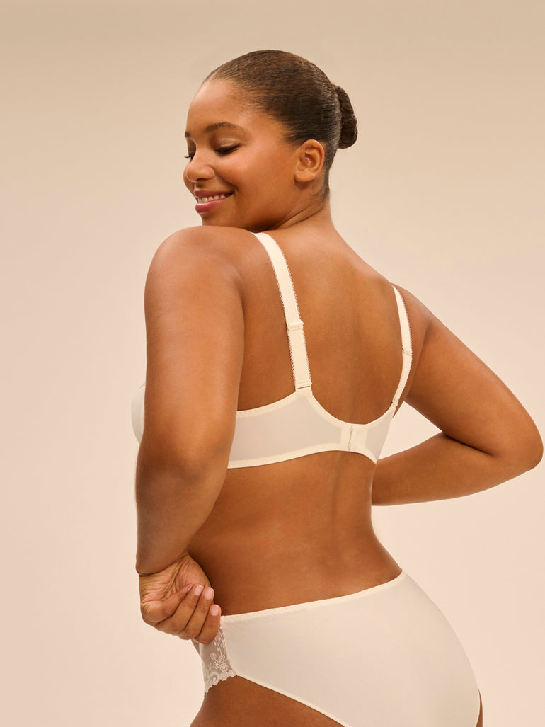 Full cup support bra - Natural