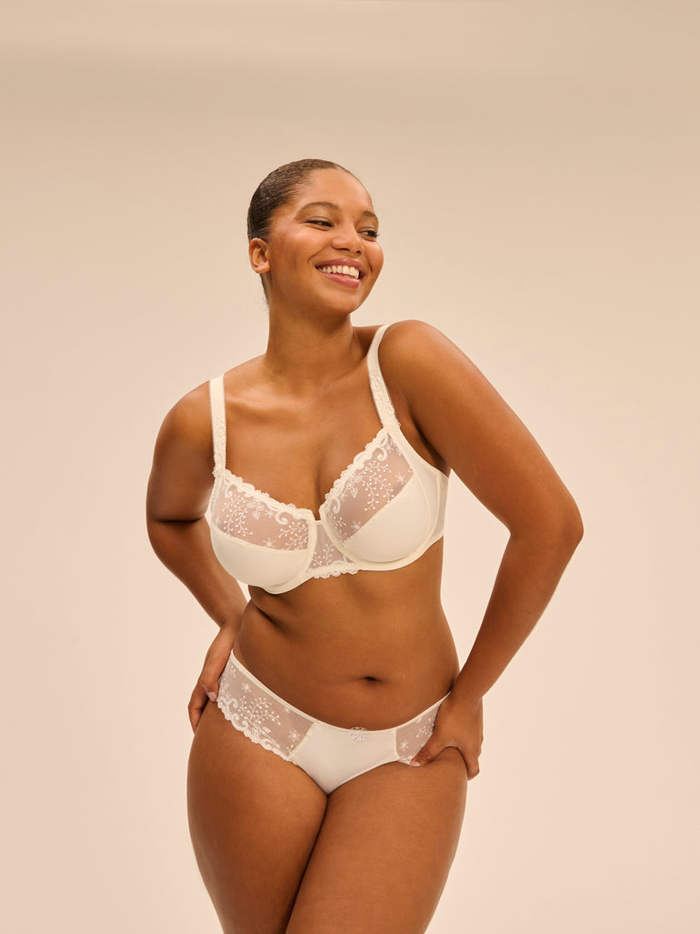 Full cup support bra - Natural