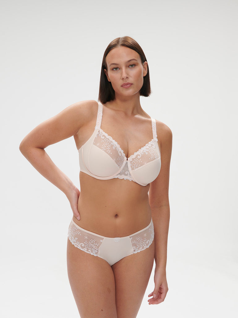 Full cup support bra - Blush