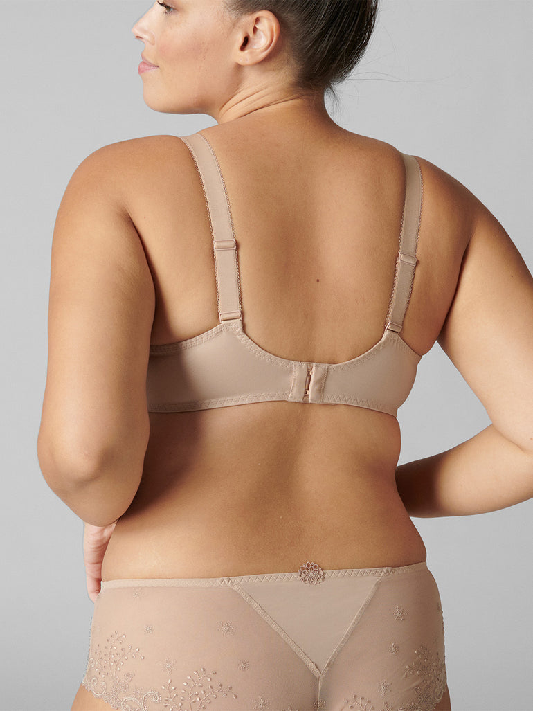 Full cup support bra - Nude