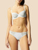Half cup bra - White