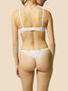 Half cup bra - White