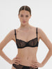 Half cup bra - Gem Black