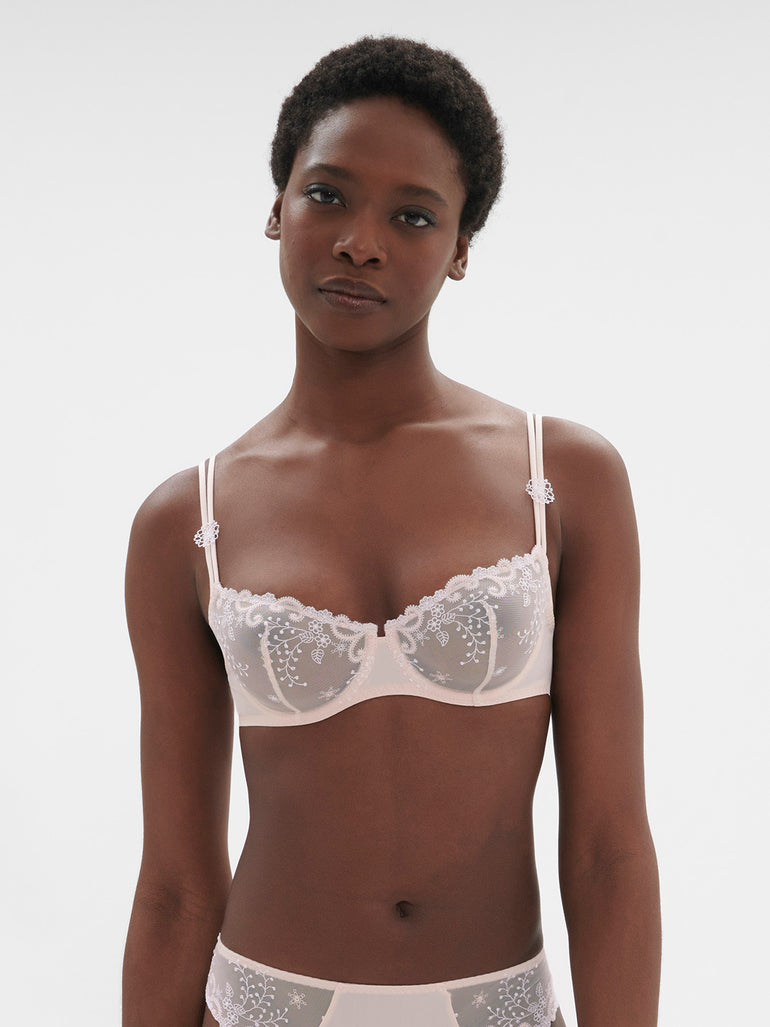 Half cup bra - Blush