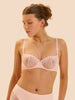Half cup bra - Blush