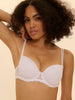 3D moulded bra - White