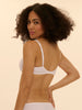 3D moulded bra - White