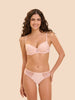 Half cup 3D moulded bra - Blush