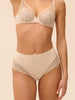 High-waist brief - Topaz Beige