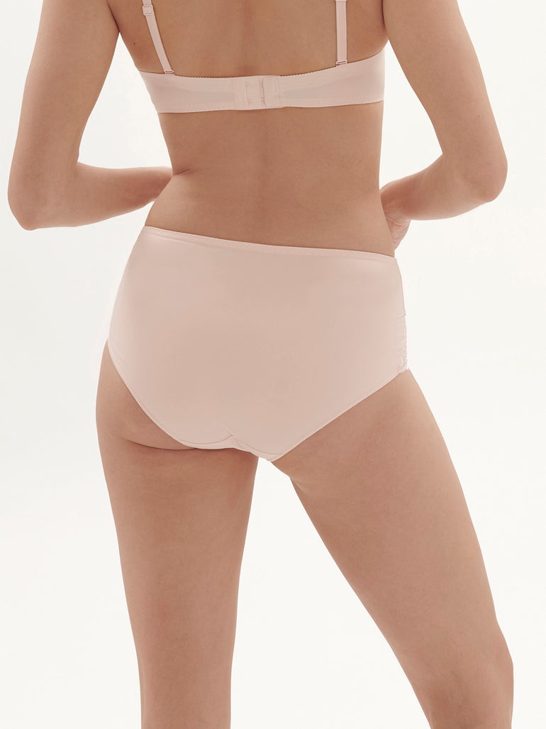 High-waist brief - Blush