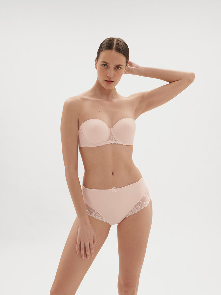 High-waist brief - Blush