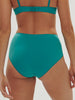 High-waist brief - Atoll Blue